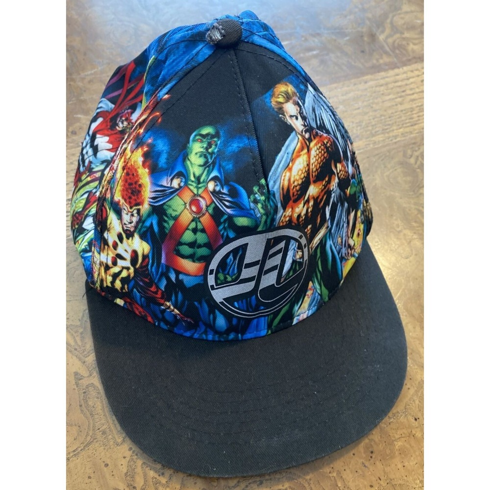 Justice League Hat/Cap Adjustable DC Comics Aquaman, Martian, Hawk, Many others